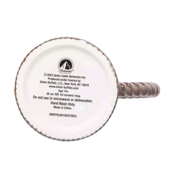 Silver Buffalo - Yellowstone Cowboy Boot Ceramic 3D Sculpted Mug 20 oz - Picture 8 of 9